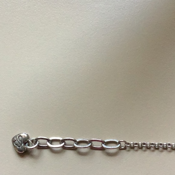 Brighton bracelet two toned with stones B charm come in gift box good Look - Picture 15 of 16